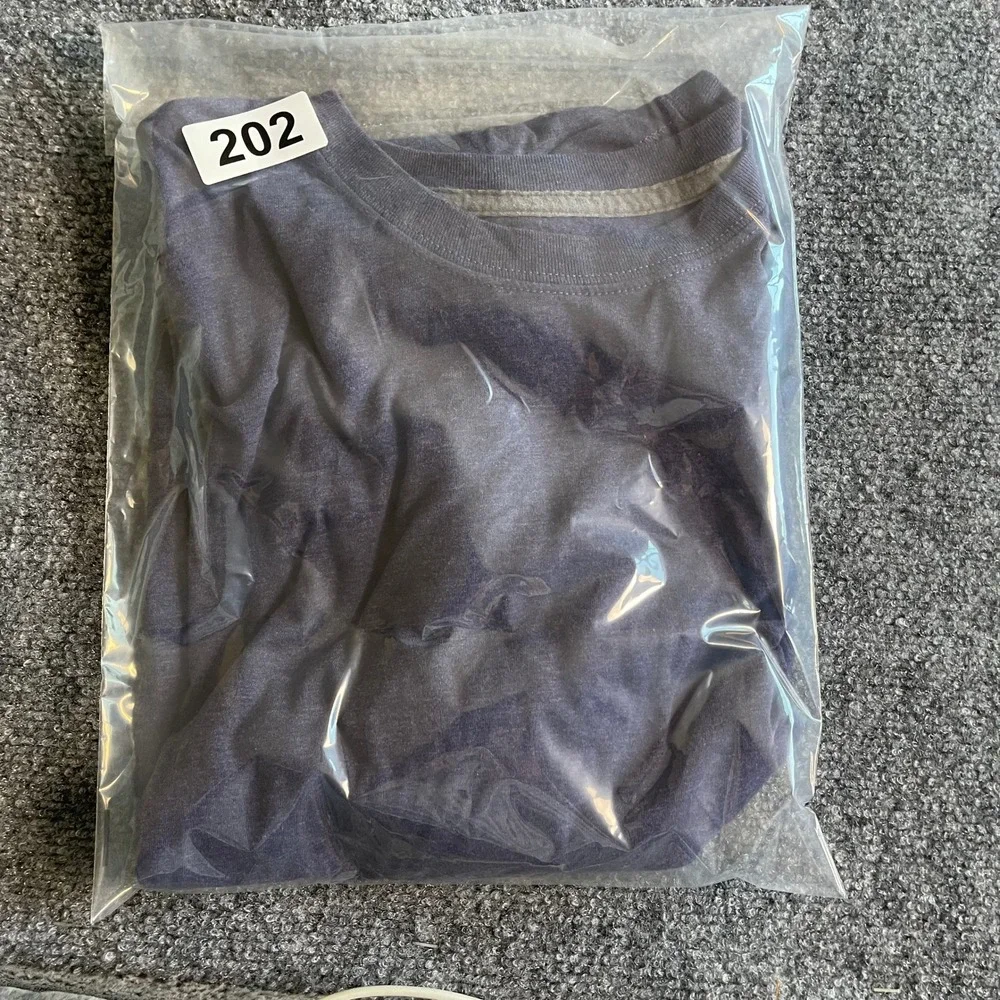Champion Vapor Cotton Mens 2XL Heather Navy Blue Short Sleeve T-Shirt Activewear - Picture 7 of 7